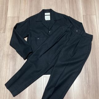 マーカウェア(MARKAWEAR)のMARKAWEAR オーガニック梳毛フランネル セットアップ size1(セットアップ)