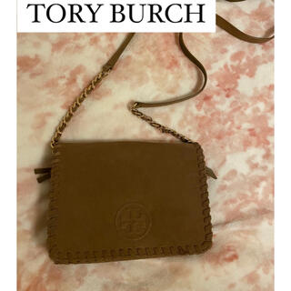 トリーバーチ(Tory Burch)のトリーバーチ　レディース　ショルダーバック　ブラウン　スウェード　使いやすい(ショルダーバッグ)