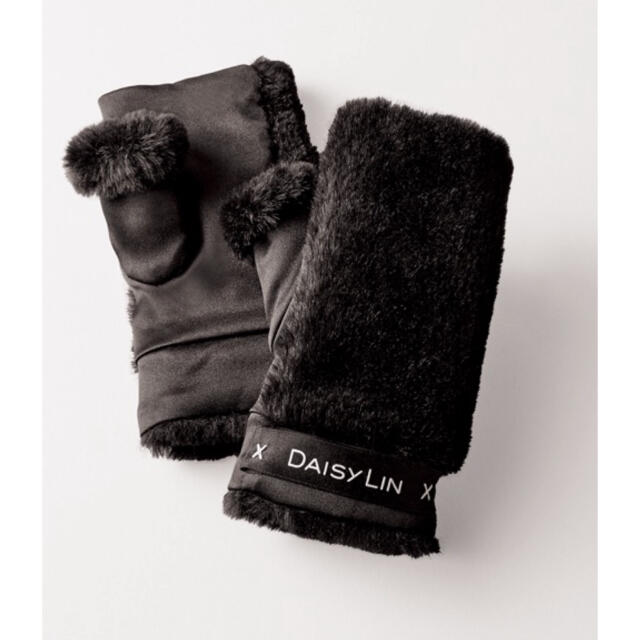 FOXEY(フォクシー)のお値下げ‼️Daisy Lin Love Fur Gloves (Black ) レディースのファッション小物(手袋)の商品写真