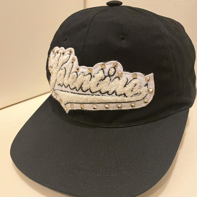 メンズValentino パイルロゴ　スタッズcap