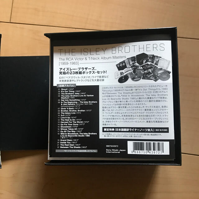 THE ISLEY BROTHERS BOX SET エンタメ/ホビーのCD(R&B/ソウル)の商品写真