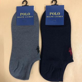 ポロラルフローレン(POLO RALPH LAUREN)の新品　レディース  ポロラルフローレン　超人気スニーカーソックス2足組　限定品(ソックス)