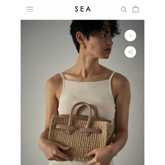 SEA かごバッグ S NUDE 20-21スプリング 登場! www.gold-and-wood.com