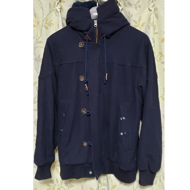 STUSSY ブルゾン ダッフルコート ネイビー - ダッフルコート