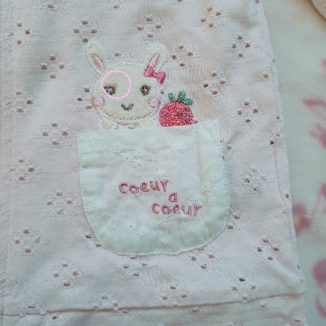 coeur a coeur(クーラクール)のcoeur a coeur　95　パーカー キッズ/ベビー/マタニティのキッズ服女の子用(90cm~)(ジャケット/上着)の商品写真