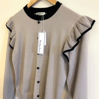 シマムラ(しまむら)の新品　しまむら　フリル　ニット　Ｌ(ニット/セーター)