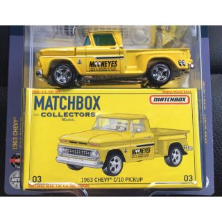 シボレー(Chevrolet)のマッチボックス CHEVY C/10 C-10 PICKUP ムーンアイズ(ミニカー)