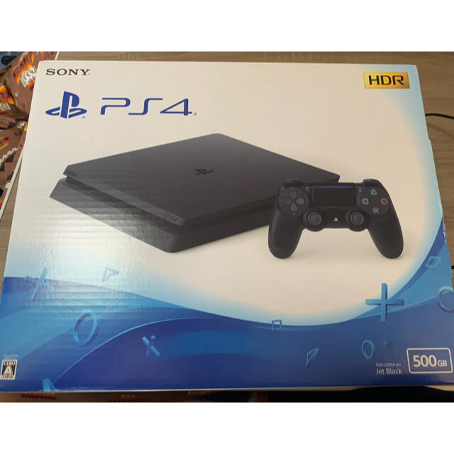 PlayStation4(プレイステーション4)のSONY PlayStation4 本体 CUH-2200AB01＋カセット2つ エンタメ/ホビーのゲームソフト/ゲーム機本体(家庭用ゲーム機本体)の商品写真