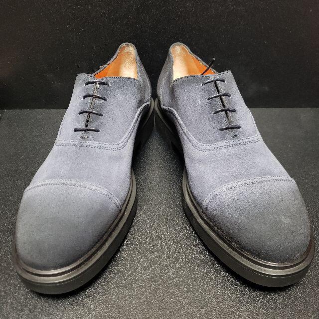 サントーニ（Santoni） イタリア製革靴 ネイビー UK9