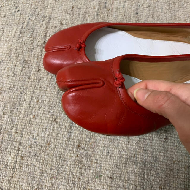 Maison Margiela 足袋 バレエシューズ 35 レッド 赤 2