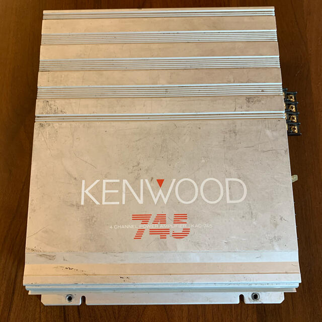 KENWOOD(ケンウッド)のパワーアンプ kenwood745 自動車/バイクの自動車(カーオーディオ)の商品写真