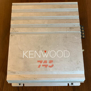 ケンウッド(KENWOOD)のパワーアンプ kenwood745(カーオーディオ)