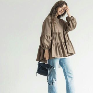 ザラ(ZARA)のcoca コカ ティアード ブラウス バースデーバッシュ mite myu(シャツ/ブラウス(長袖/七分))