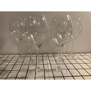 ヴーヴクリコ ロゴ入 シャンパン グラス フルート 6脚(グラス/カップ)
