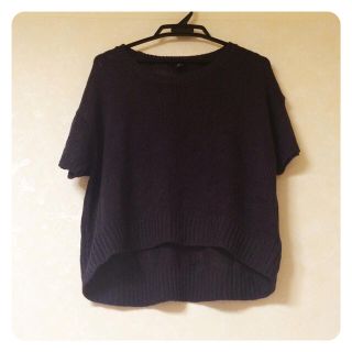 エイチアンドエム(H&M)の【美品】Navy Summer Knit(ニット/セーター)