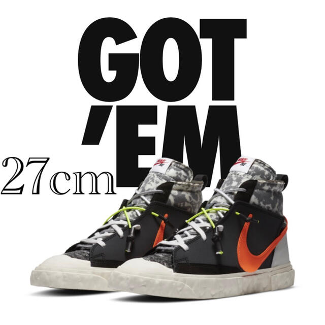 27 READYMADE × NIKE BLAZER MID BLACK 【35%OFF】 52%割引 noxcapital.de