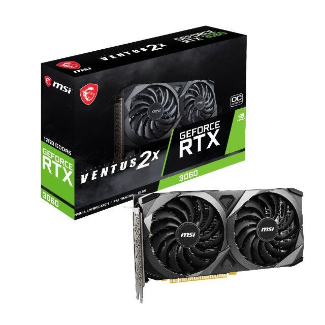GeForce RTX 3060 VENTUS 2X 12G OCPC/タブレット