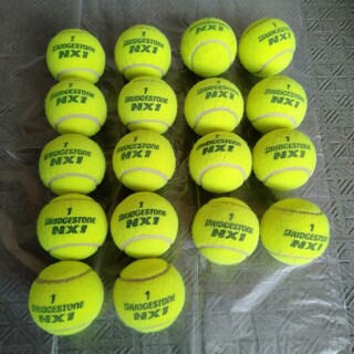 ブリヂストン(BRIDGESTONE)のテニスボール中古品❖　ブリジストンNX1　18個(ボール)