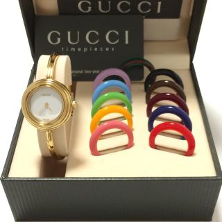 グッチ(Gucci)の3.超美品 グッチ GUCCI 時計 チェンジベゼル(腕時計)