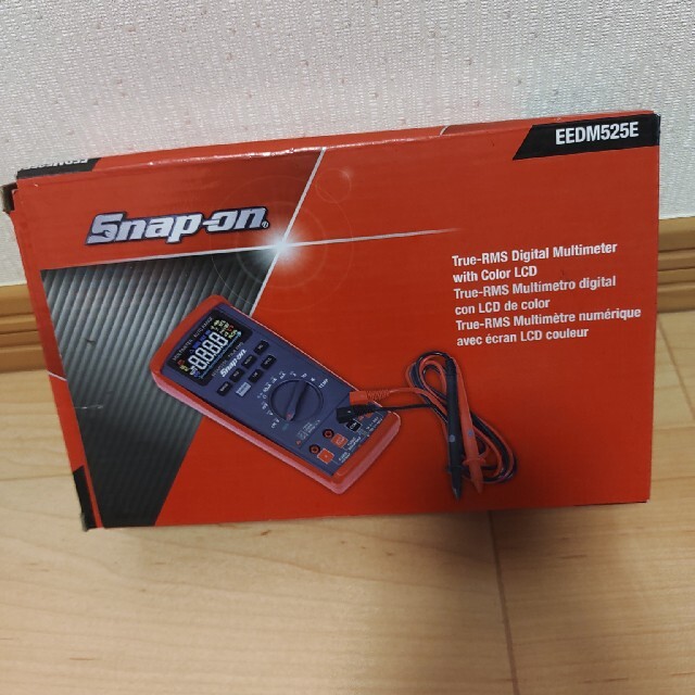 snap-on デジタルテスター カラー スナップオン EEDM525Eの通販 by は snap-on デジタルテスター カラー スナップオン EEDM525Eの通販 by は
