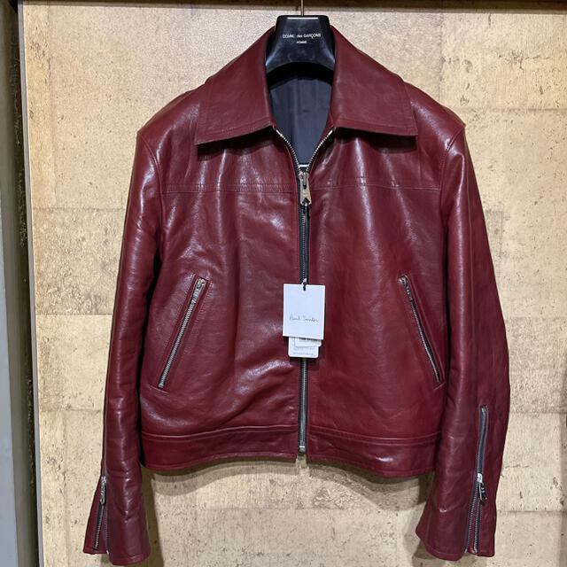 定価162,000円 Paul Smith レザーライダースjkt ポールスミスジャケット/アウター