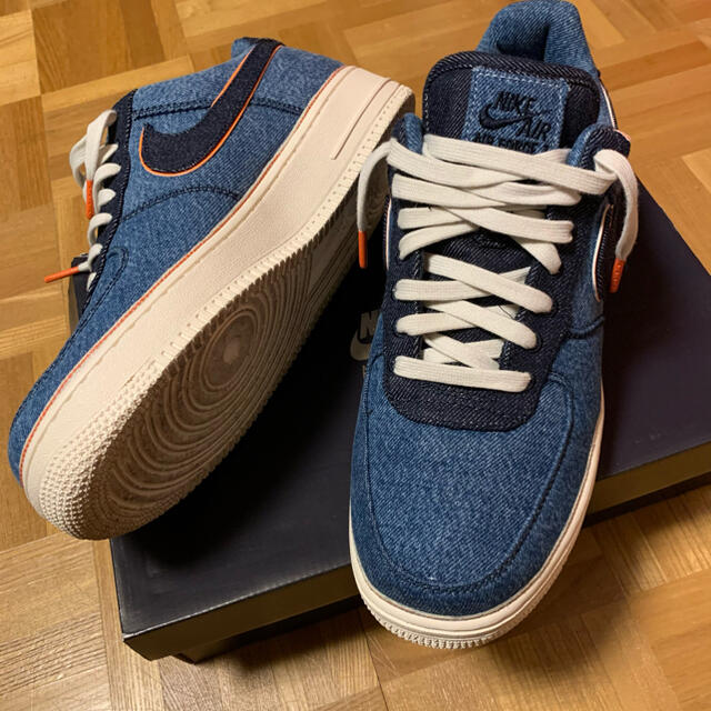 NIKE(ナイキ)の3×1 Denim × Nike AirForce1 Stonewash メンズの靴/シューズ(スニーカー)の商品写真