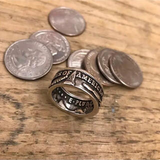 アメリカ　1ドル　コインリング　シルバーリング　925(リング(指輪))