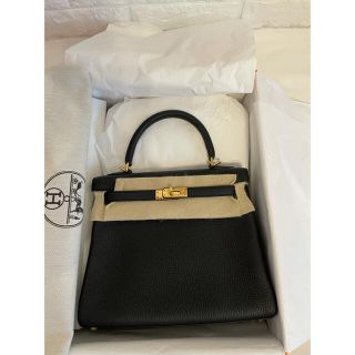 エルメス(Hermes)の①⭐︎極美品⭐︎HERMESエルメス ケリー25 トゴ 黒(ハンドバッグ)