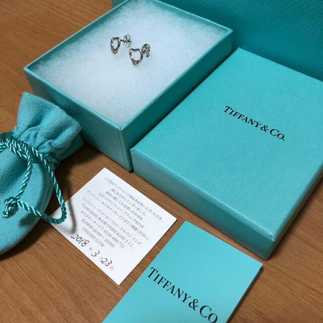 Tiffany & Co.(ティファニー)のティファニー　オープンハート　ピアス　シルバー レディースのアクセサリー(ピアス)の商品写真