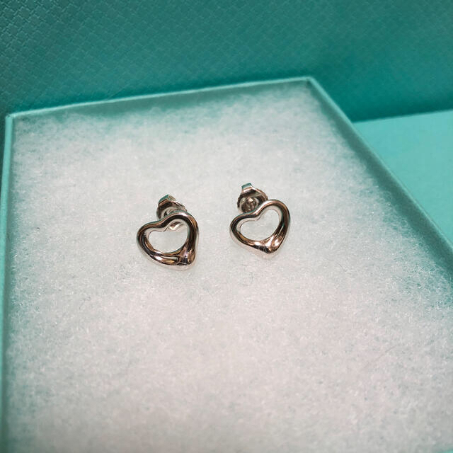 最新作国産 Tiffany オープンハート ピアス シルバーの通販 by ...