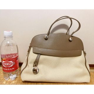 フルラ(Furla)の【yukinko様専用】FURLA パイパーS キャンバス♡グレージュ(ハンドバッグ)