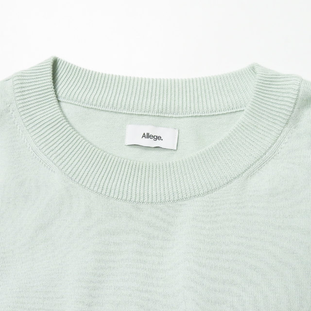 ALLEGE(アレッジ)のALLEGE Standard SS knit ニット メンズ メンズのトップス(ニット/セーター)の商品写真