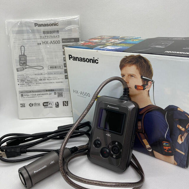 Panasonic ウェアラブルカメラ HX-A500 -