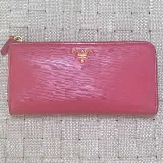 プラダ(PRADA)のPRADA 長財布 ピンク(財布)