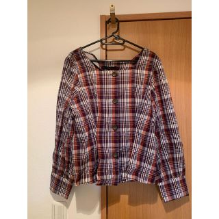 ダブルクローゼット(w closet)のwcloset チェックブラウス(シャツ/ブラウス(長袖/七分))