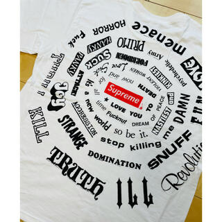 シュプリーム(Supreme)の21ss Supreme Spiral Tee White  Lサイズ　Tシャツ(Tシャツ/カットソー(半袖/袖なし))