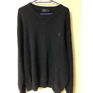 ラルフローレン(Ralph Lauren)の★90s ポロ ラルフローレンニットネイビー★はるさん専用　値下げ‼︎(ニット/セーター)