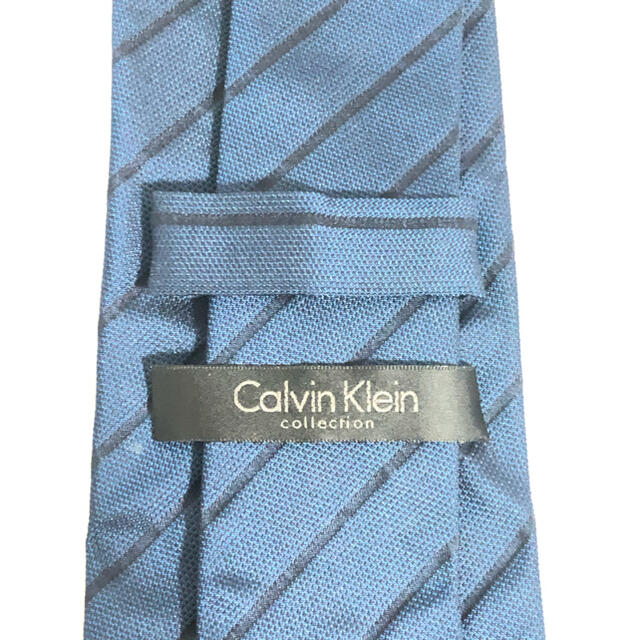 Calvin Klein(カルバンクライン)のCalvin Klein collection ネクタイ ストライプ ネイビー メンズのファッション小物(ネクタイ)の商品写真