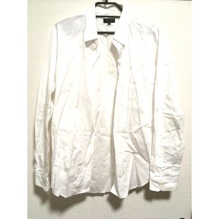 コムデギャルソンオムプリュス(COMME des GARCONS HOMME PLUS)の【激安】コムデギャルソンオムプリュス　シャツ　メンズ　白　M(シャツ)