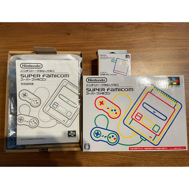 クラシックミニ　スーパーファミコン　新品未使用　USB ACアダプター付き