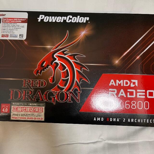 PCパーツ Red Dragon AMD Radeon RX 6800 16GB GDDR