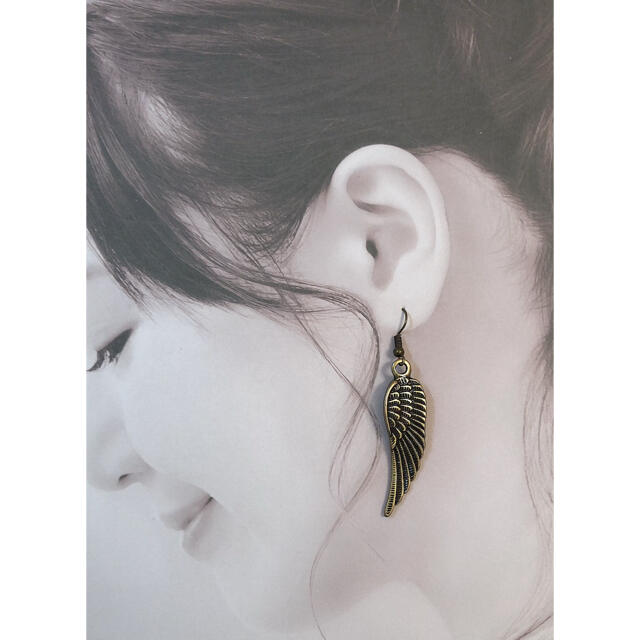 ♡羽ピアス♡ 翼 アンティーク ヴィンテージ 新品 p-1の通販 by ♡羽ピアス♡ 翼 アンティーク ヴィンテージ 新品 p-1の通販 by