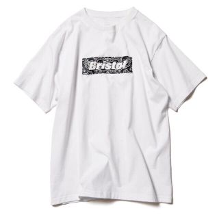 エフシーアールビー(F.C.R.B.)のF.C.Real Bristol バンダナ BOX LOGO TEE 白(Tシャツ/カットソー(半袖/袖なし))