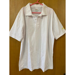 白ポロシャツ メンズ　LL XL シンプル　無地(ポロシャツ)