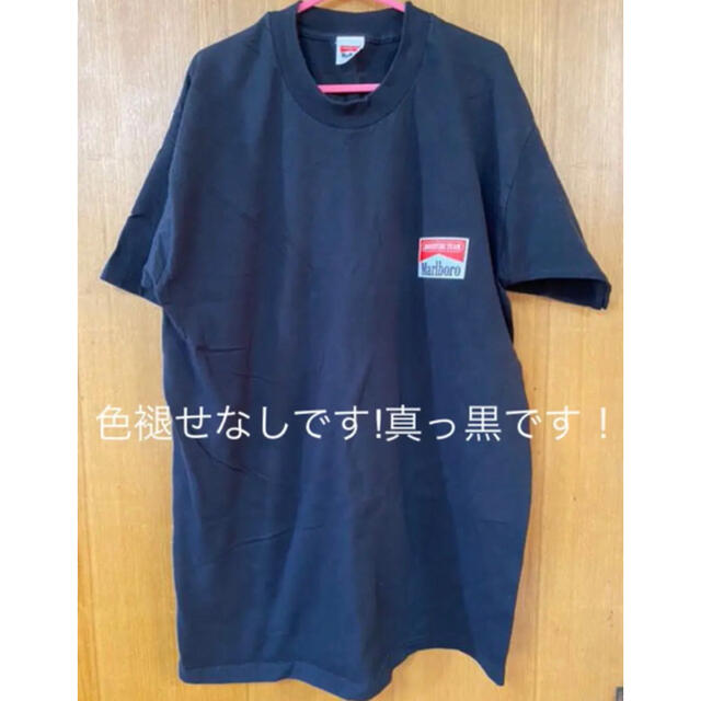 マルボロ　Marlboro 非売品Tシャツ　真っ黒　色褪せなし！色違いもあります