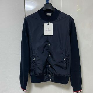 モンクレール(MONCLER)の試着のみ★ MONCLER モンクレール ナイロン ニット ブルゾン 国内正規品(ナイロンジャケット)