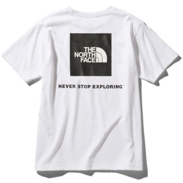 THE NORTH FACE(ザノースフェイス)のザノースフェイス スクエアロゴバックプリントTシャツホワイト レディースのトップス(Tシャツ(半袖/袖なし))の商品写真