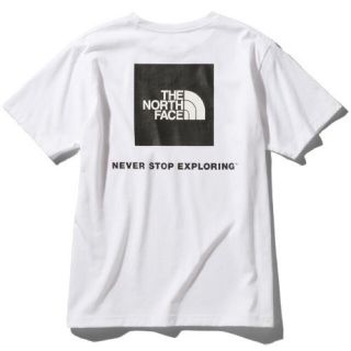 ザノースフェイス(THE NORTH FACE)のザノースフェイス スクエアロゴバックプリントTシャツホワイト(Tシャツ(半袖/袖なし))