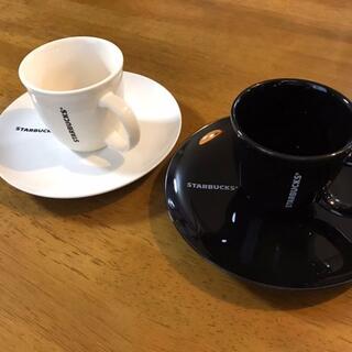 スターバックスコーヒー(Starbucks Coffee)のスターバックス　コーヒー講習修了記念ペアカップ＆ソーサー(グラス/カップ)