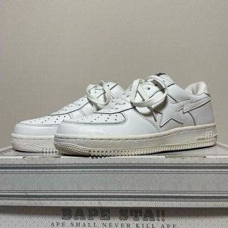 アベイシングエイプ(A BATHING APE)の新品 A Bathing Ape BAPESTAR 26.5cm ホワイト(スニーカー)